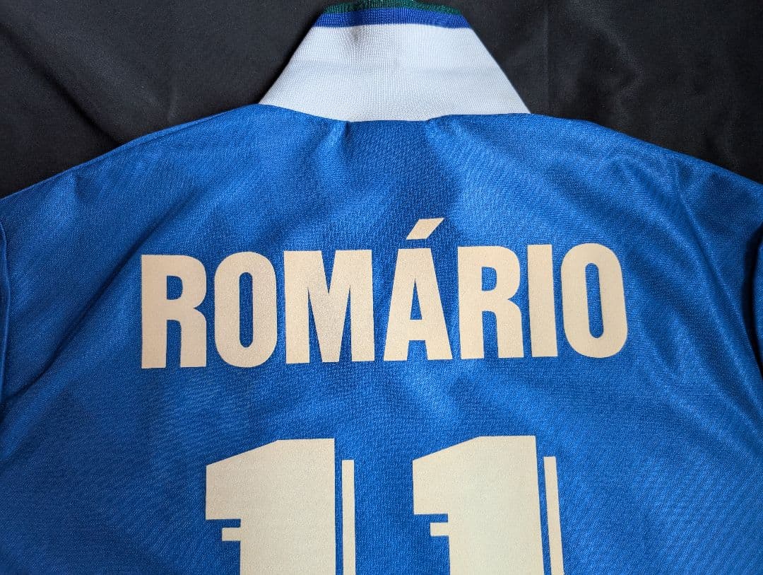 【希少！】ブラジル代表/ロマーリオ/アウェイ/95年モデル