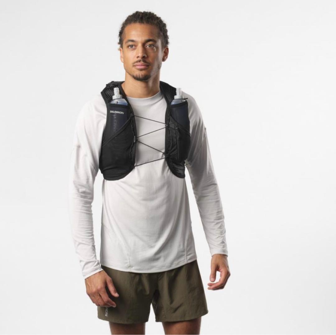 【試着のみ】　サロモン　SALOMON ACTIVE SKIN8 サイズ S