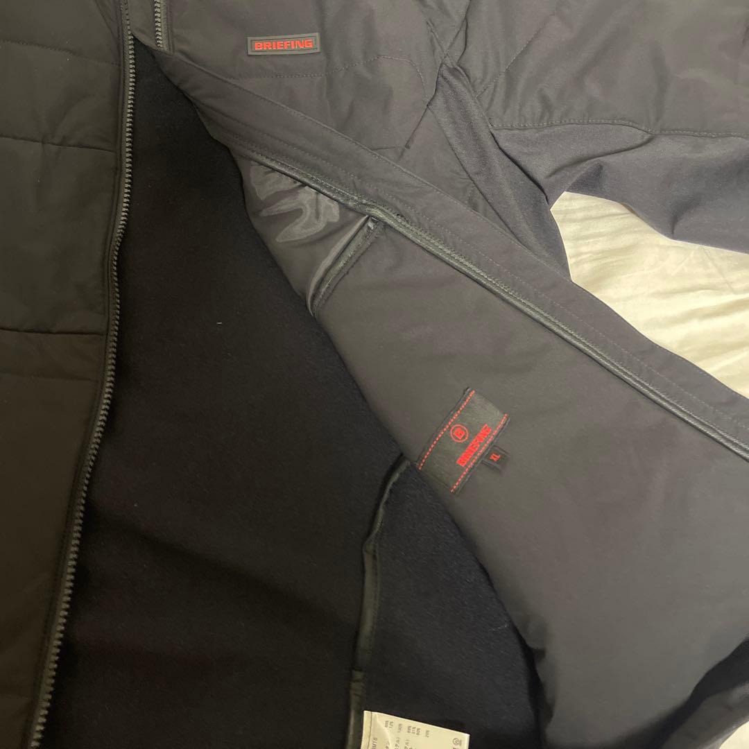 BRIEFING ブラックジャケット 中綿入りXL美品‼️
