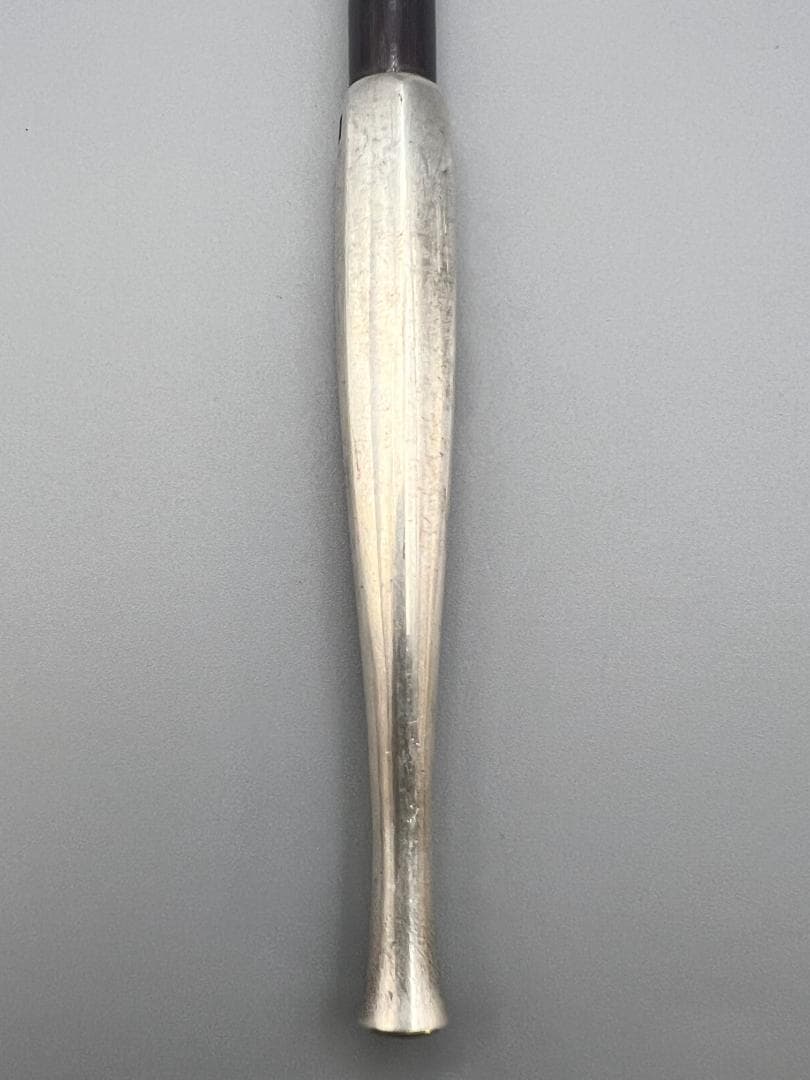 【海】純銀煙管　六角形　キセル　純刻印　銀細工　アンティーク　重量約48.8g