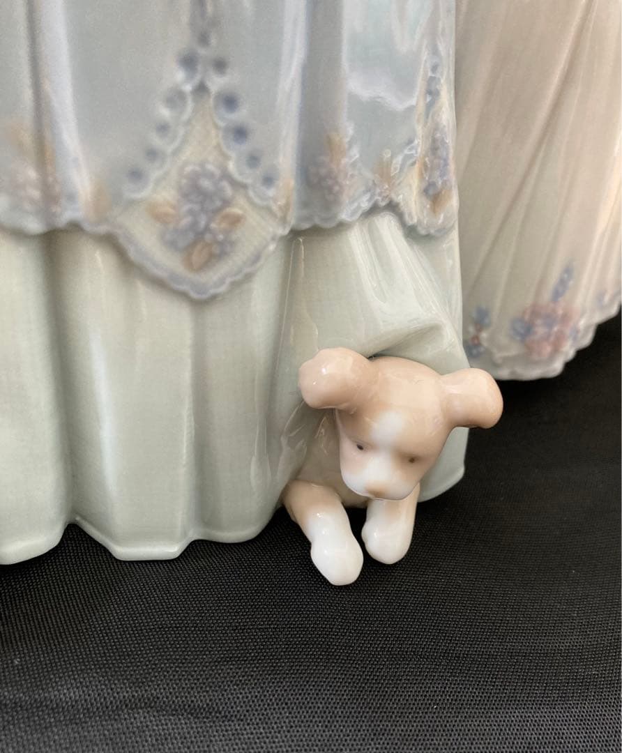 リヤドロ　バースデーケーキ　お誕生日会　家族　姉妹　ファミリー　犬