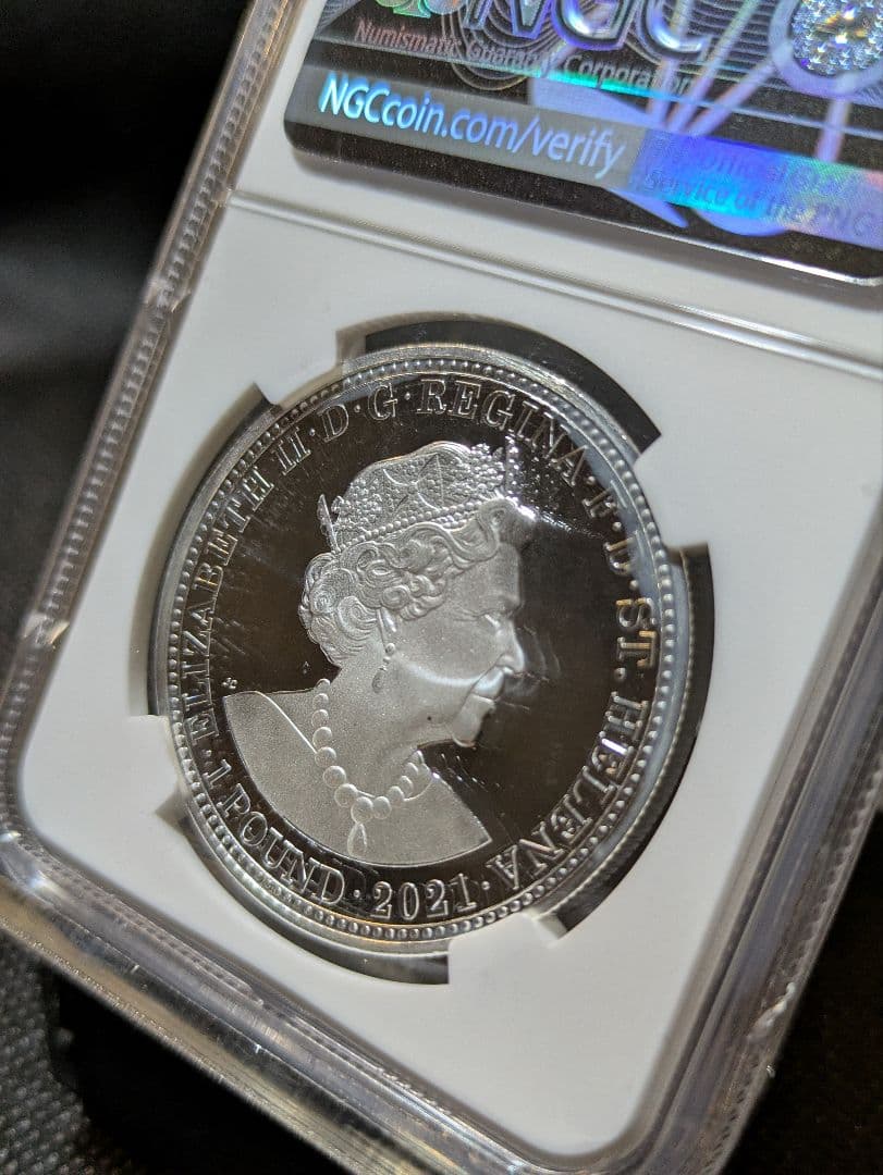 【最高鑑定の最高傑作】2021年英国王立造幣局　伝説のスリーグレイセス銀貨復刻版