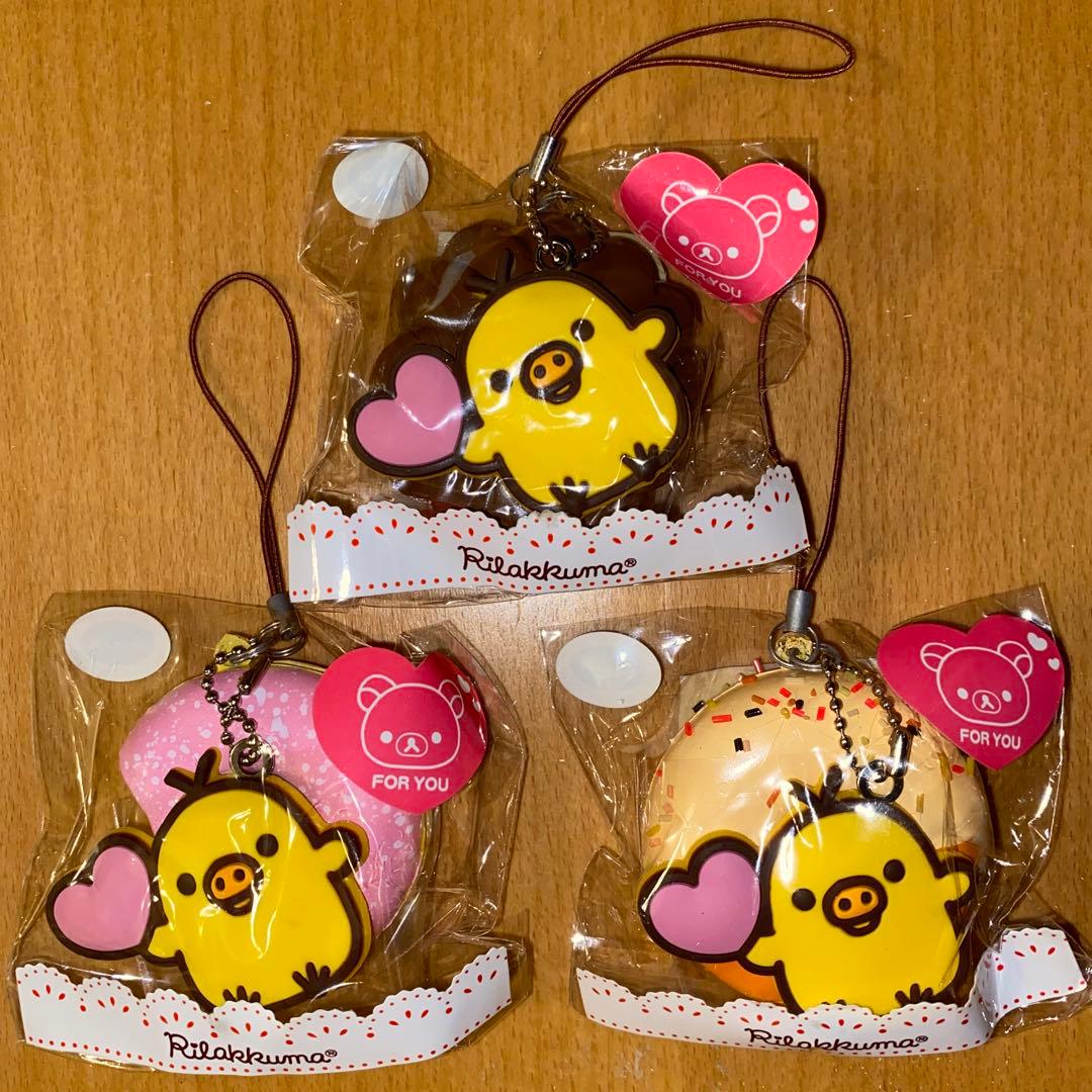リラックマ＆コリ＆キイ【全９種コンプ　箱付】スイーツマスコット詰合せ　スクイーズ