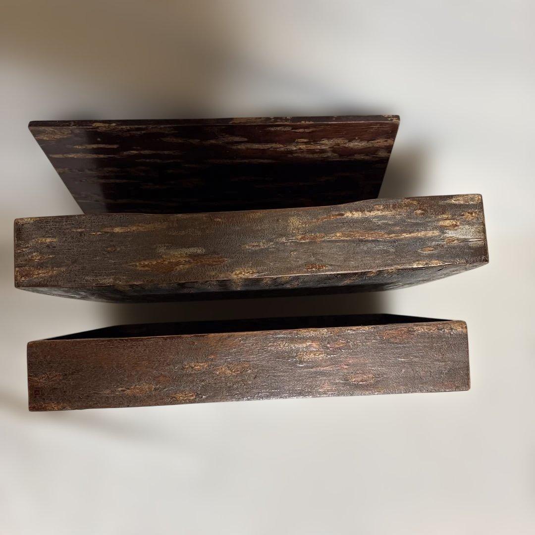 未使用 桜皮細工　かばざいく　秋田　角館　文箱　2月16日午前7時まで