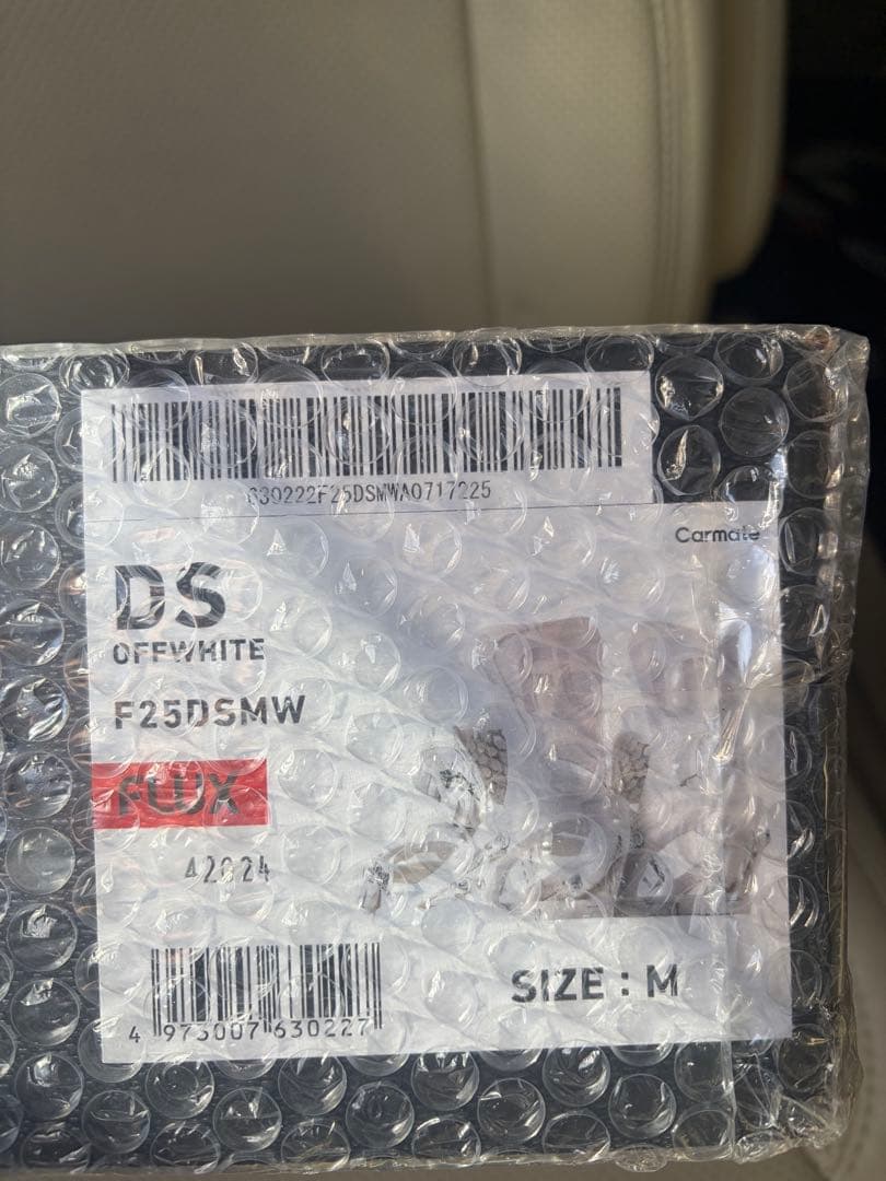 新品未使用24-25FLUX フラックス DS ビンディング オフホワイト M