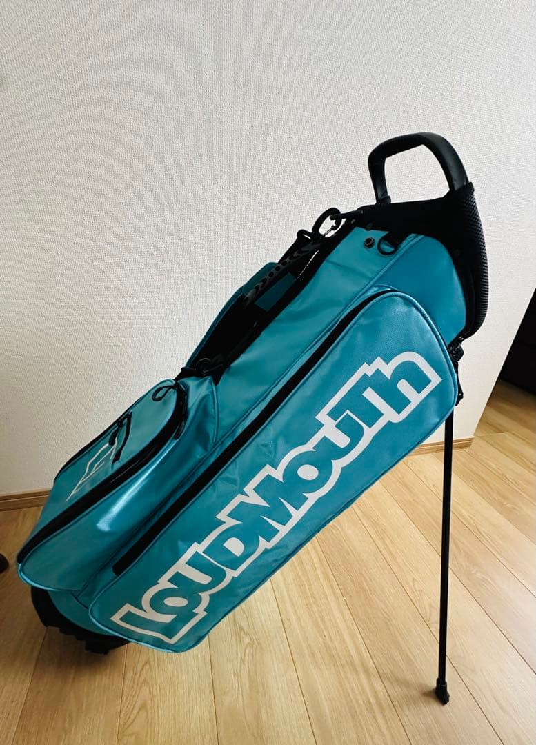 LOUDMOUTH キャディーバッグ　ライトブルー