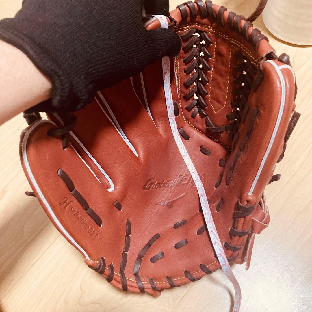 【匿名配送】★美品★MIZUNO グローバルエリートRG少年軟式野球グローブ