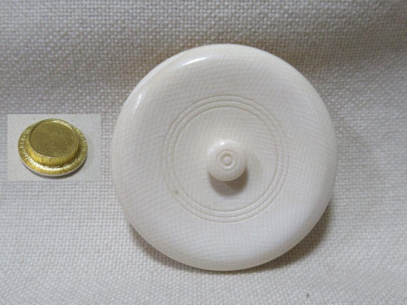 瀬戸赤津窯　加藤唐三郎造　鉄絵　茶入　共箱