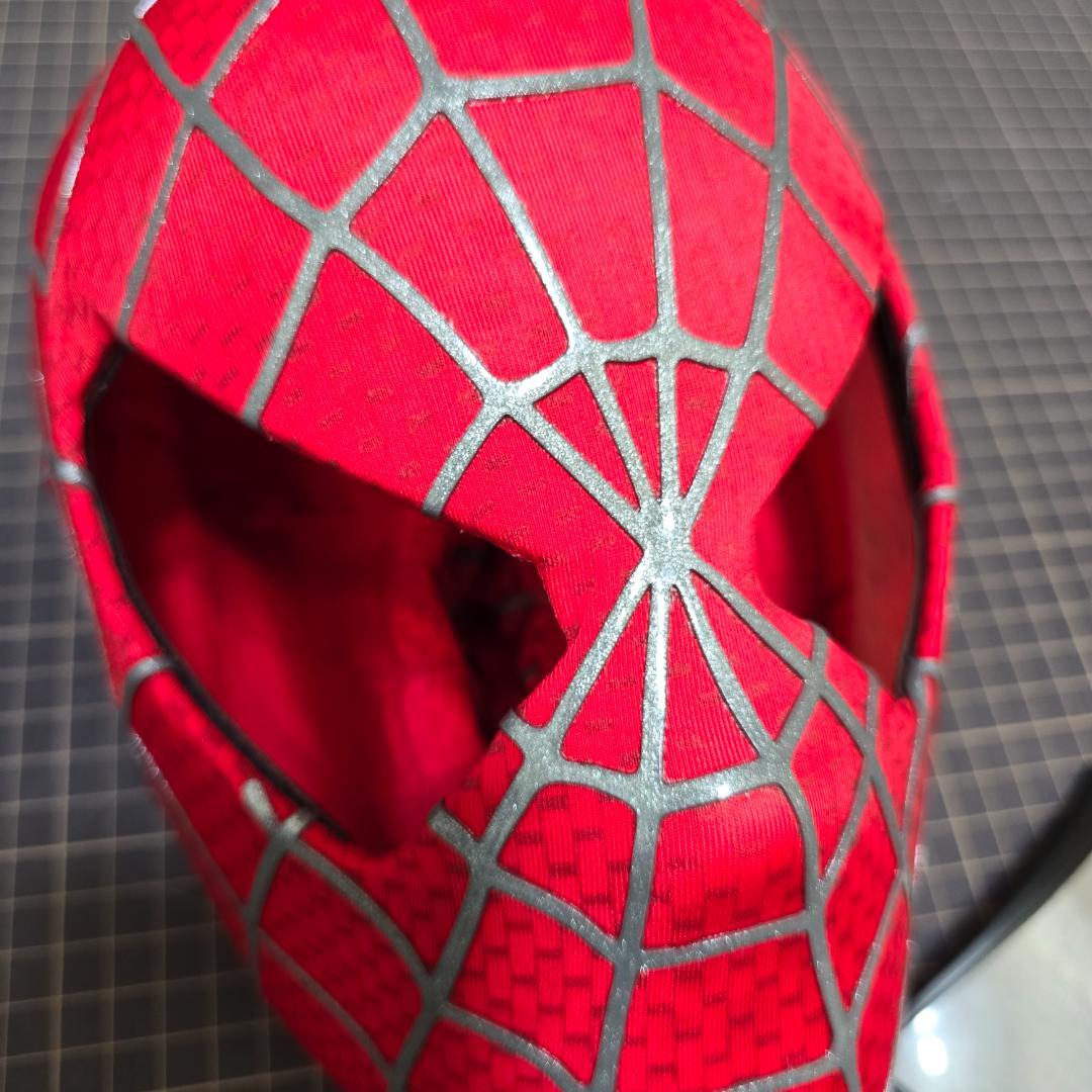 スパイダーマン　マスク　　コスプレ　1/1　 3Dシェルマスク　即日発送！