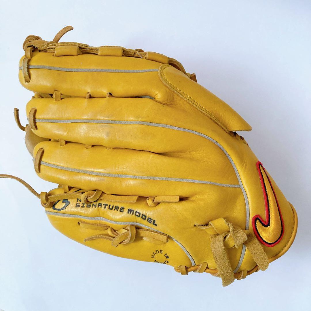 Nike ナイキ シグネチャー 松坂大輔 モデル グローブ イエロー ピッチャー