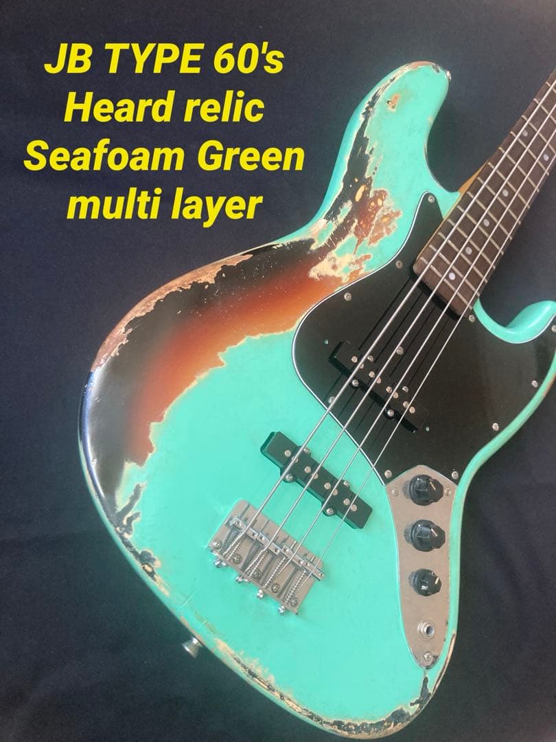 早い者勝ち　#15ジャズベースタイプ ニトロセルロースラッカー塗装