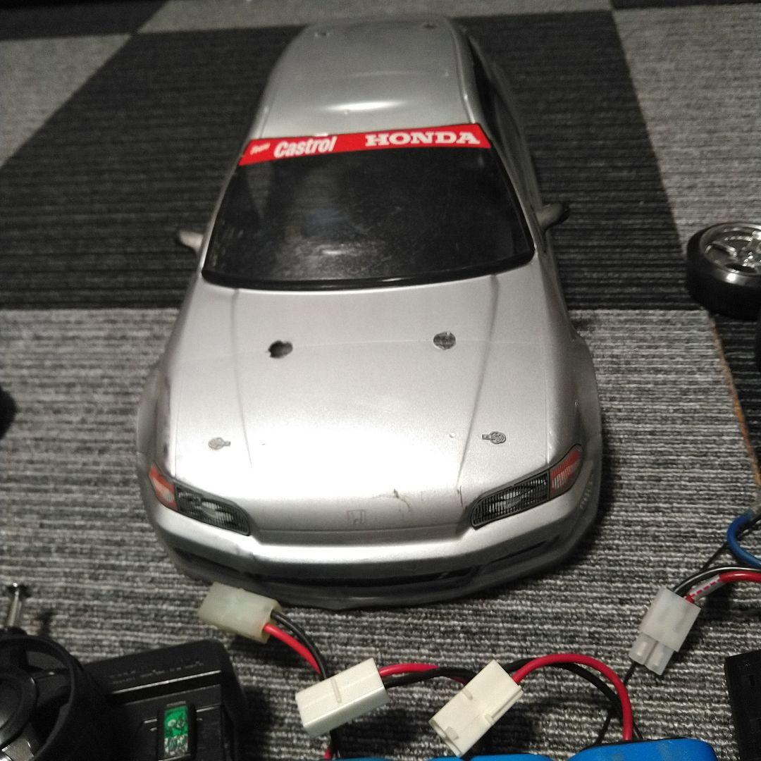 田宮　タミヤ　TT-01D 寄せ集め　ジャンク　シビック　EG6