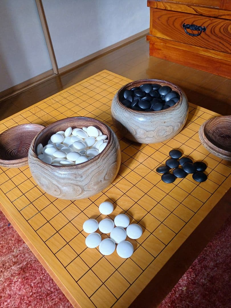 本榧の囲碁セット