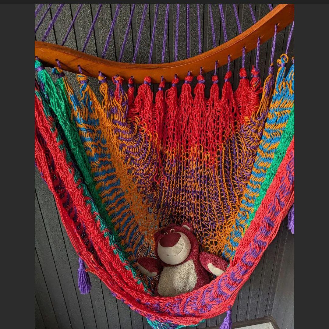 ハンモック チェア レア メキシコ 華やか アウトドア キャンプ インテリア