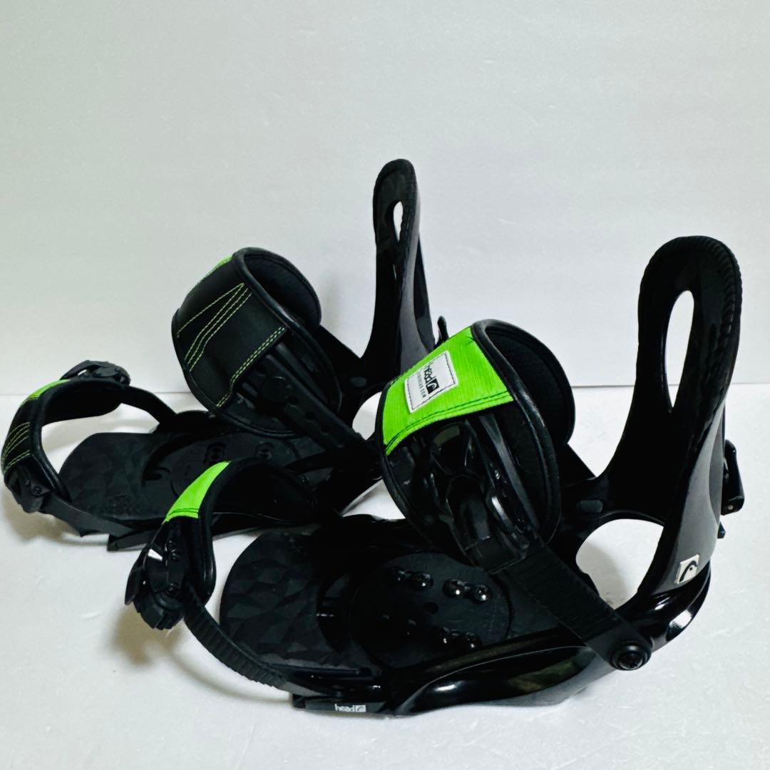 mサイズHead スノーボードビンディング ブラック/グリーン
