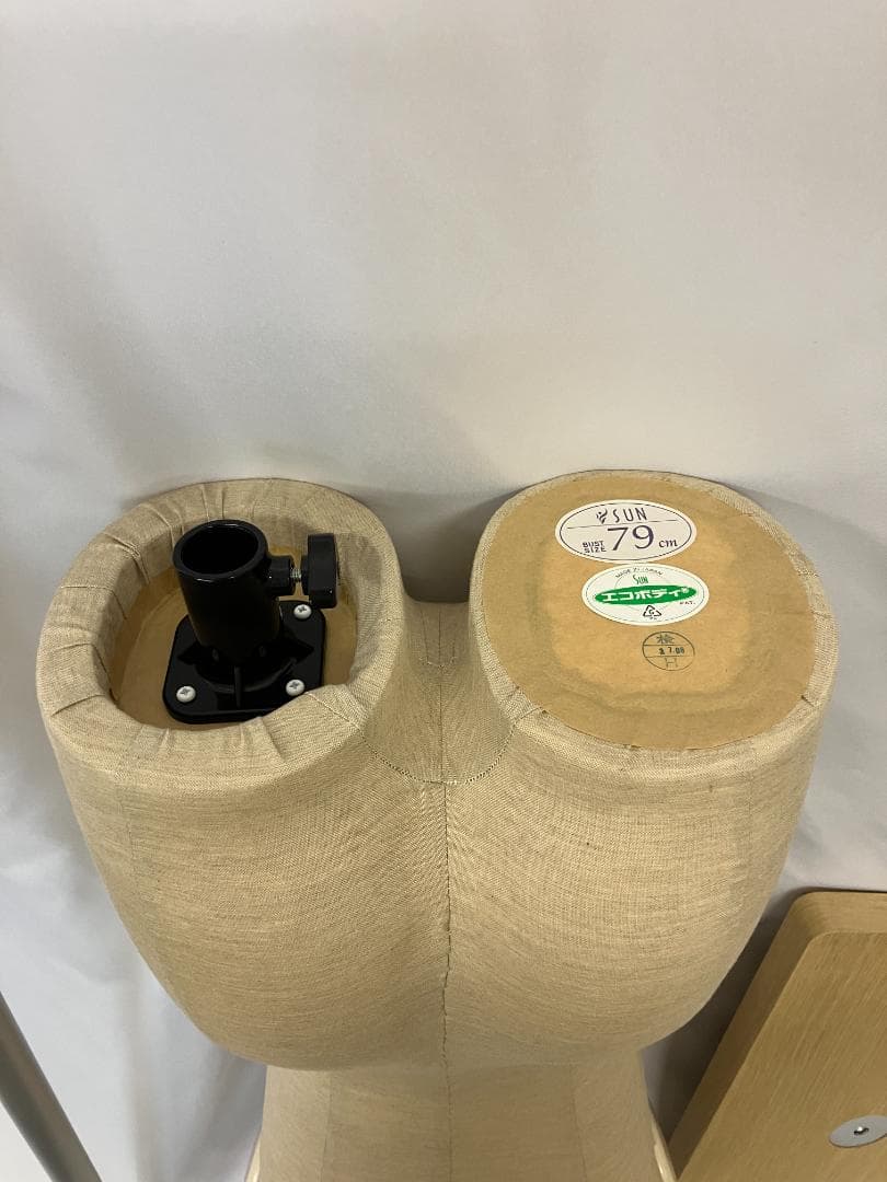 予約　婦人オーガニックコットン布張りトルソー　7号　未使用品　サンクリエイト製