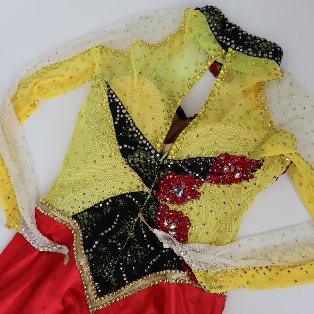 【美品 日本製 社交ダンス衣装】 in the MOOD インザムード ドレス