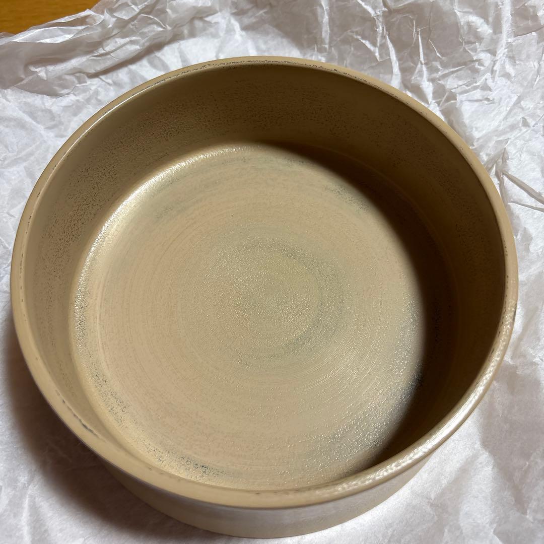 赤木明登さん作　銅羅鉢　小　白