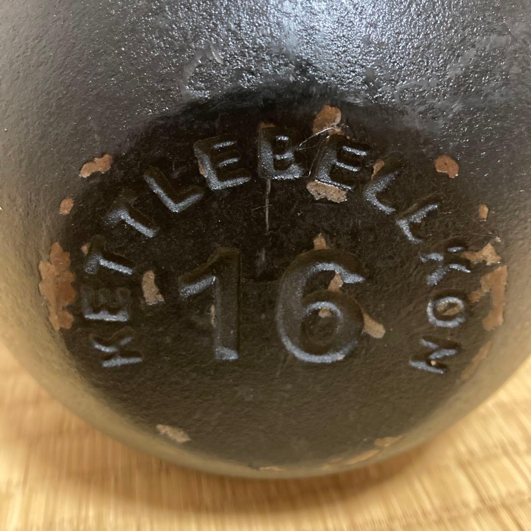 16kg ケトルベル キャストアイアン製 Kettlebellkon