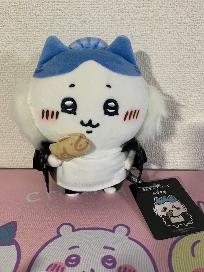 ちいりべ／ちいかわ×東京リベンジャーズ　コラボグッズぬいぐるみ　ハチワレ