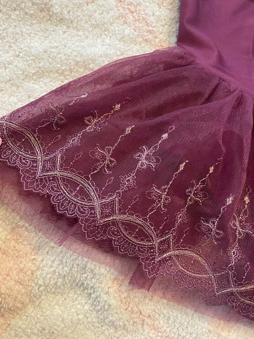 チャコット パープル バレエレオタード