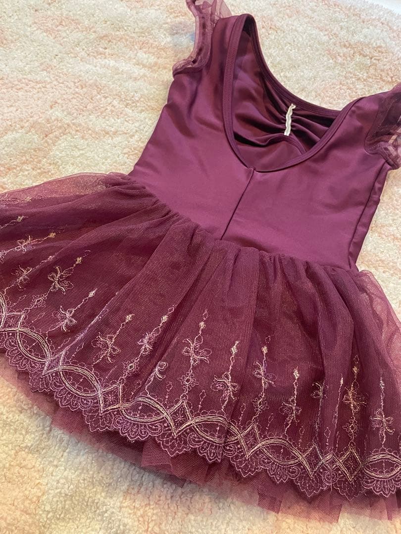 チャコット パープル バレエレオタード