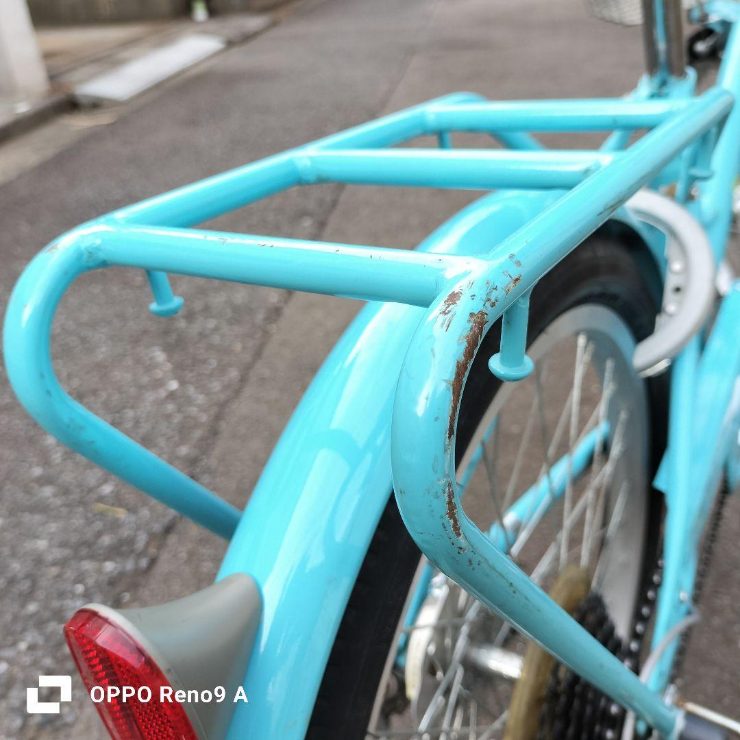 【20インチ】子供用自転車 水色 前面バスケット付き