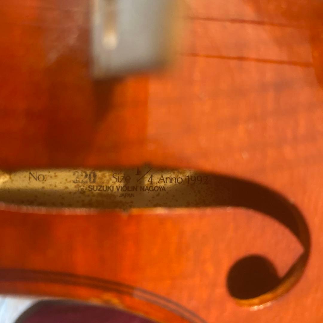 ヴァイオリン　スズキバイオリン　1/4 220番