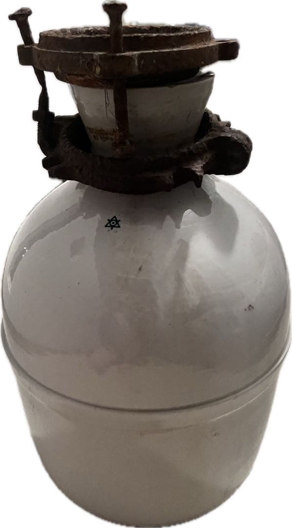 【化学遺産認定】臭素製造 陶磁器製 磁製容器（錨マーク）