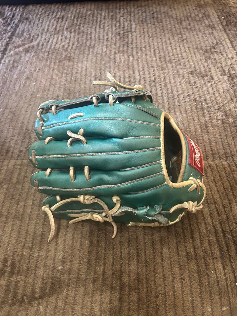 Rawlings 硬式グローブ投手用緑色