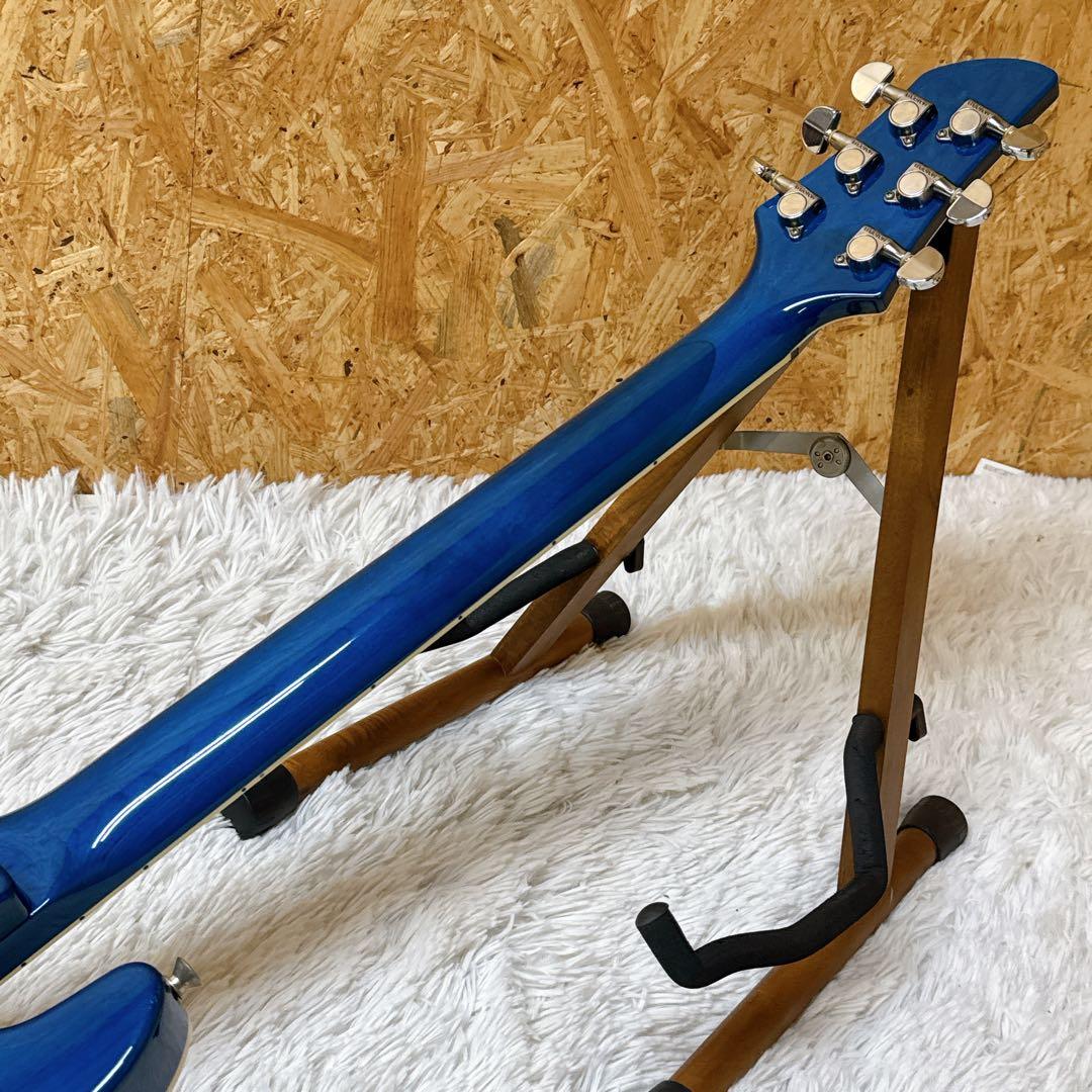 フレイムトップ！FERNANDES APG サスティナー搭載 ブルー 青