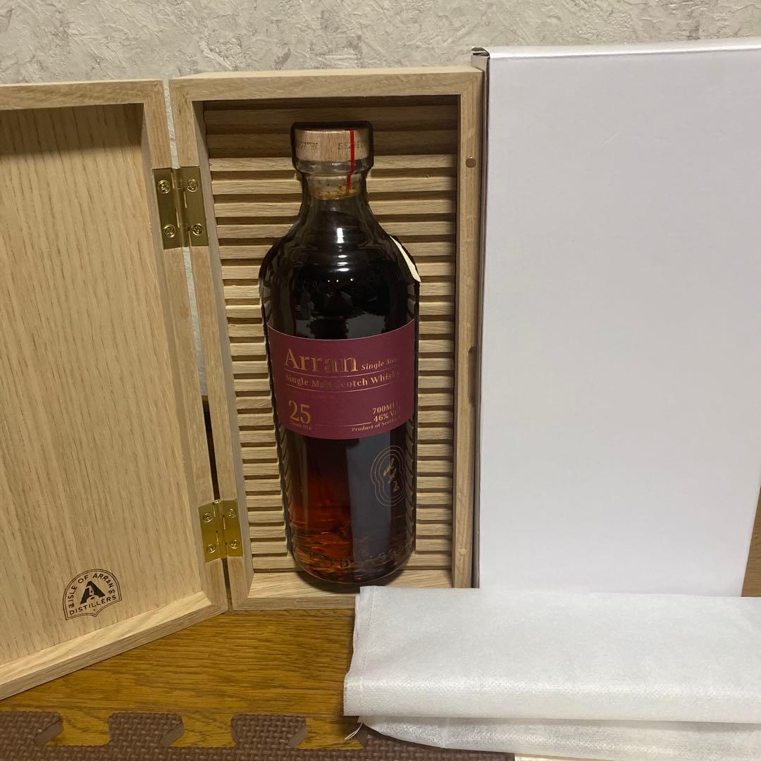 本日限定値下げ！　Arran 25年 700ml 白箱付き　完品　アラン