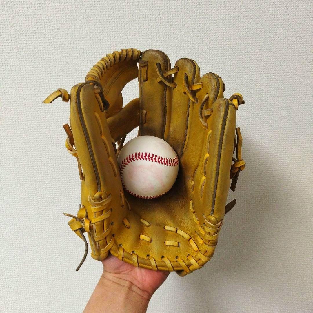066 ヤマト 美品 型抜群 硬式兼軟式 内野手用グローブ