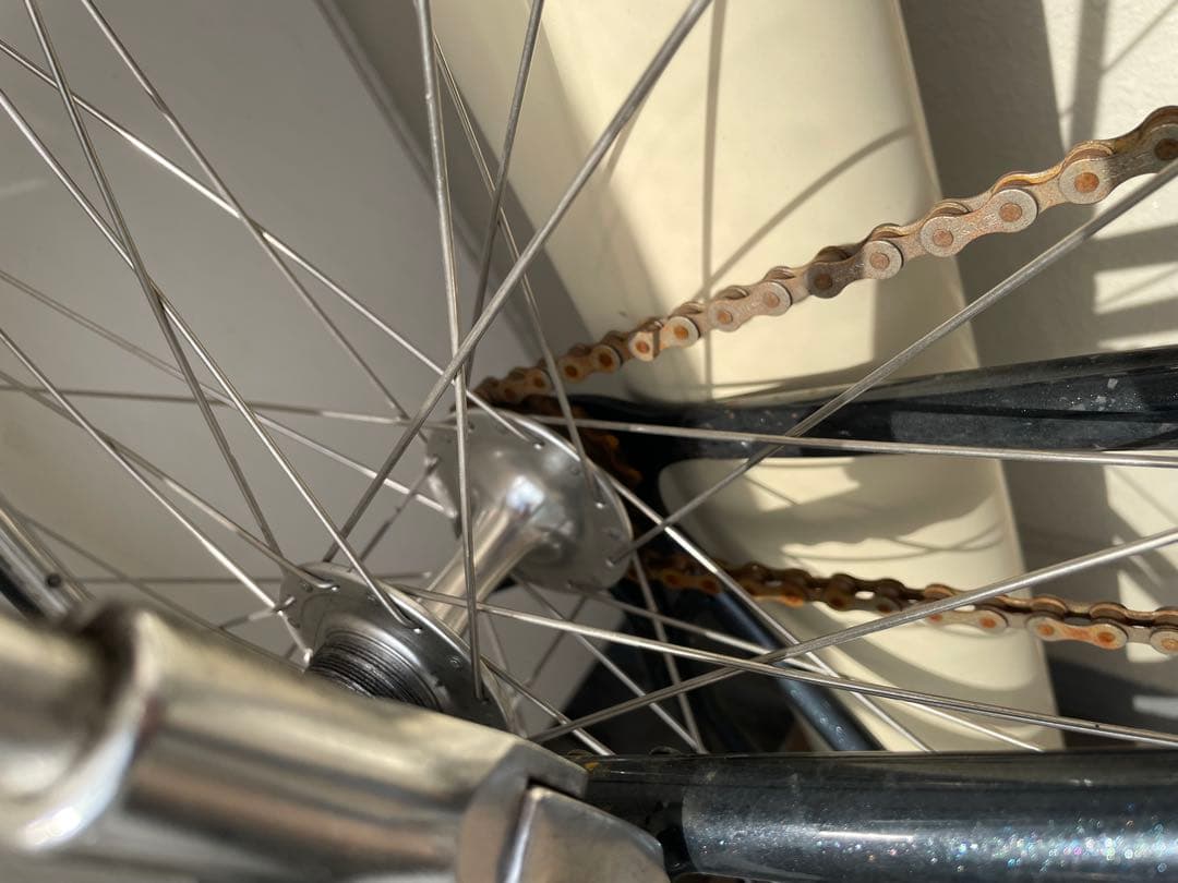 さ*も様 FUJI（フジ）STROLL ストロール 黒 700C シングルスピー