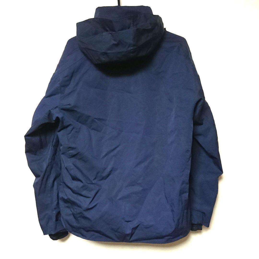 送料無料【GOLDWIN】スウェーデンチーム 斜めジップネイビージャケット M