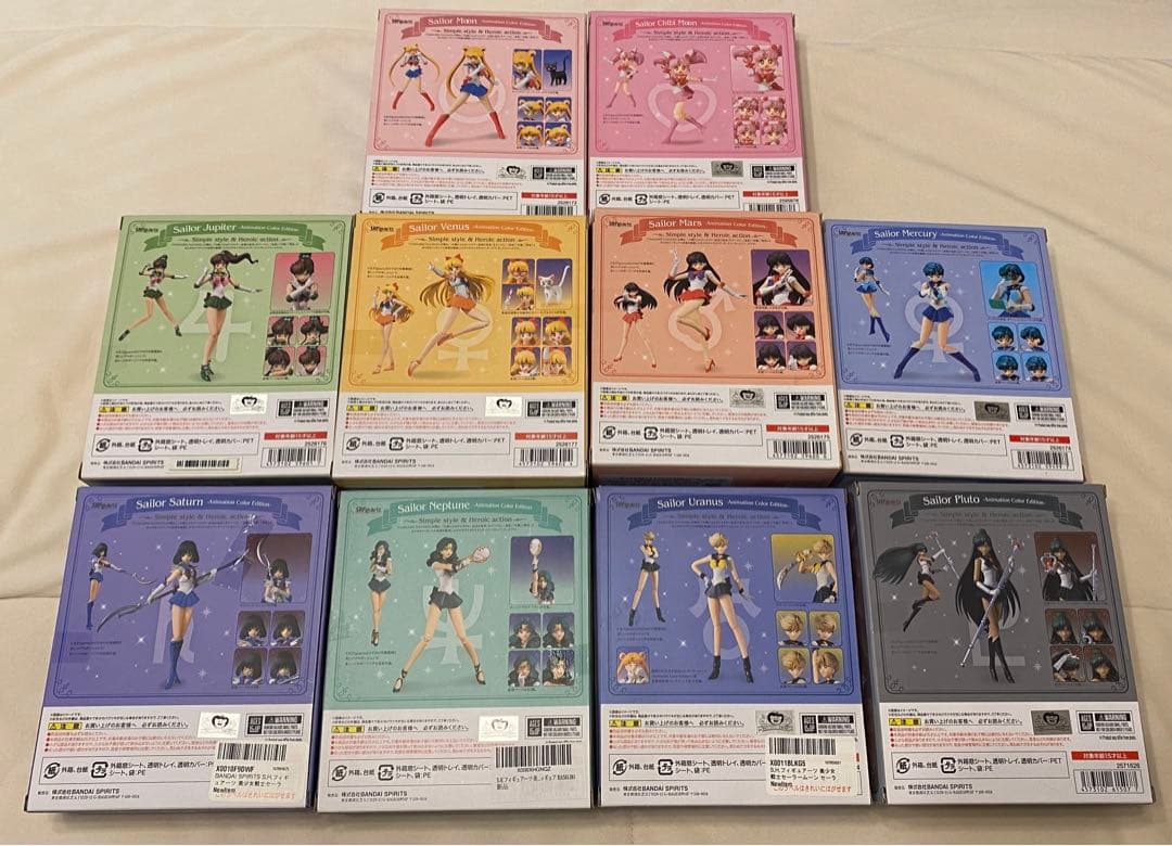 25周年　美少女戦士セーラームーン １０個　S.H.Figuarts フィギュア