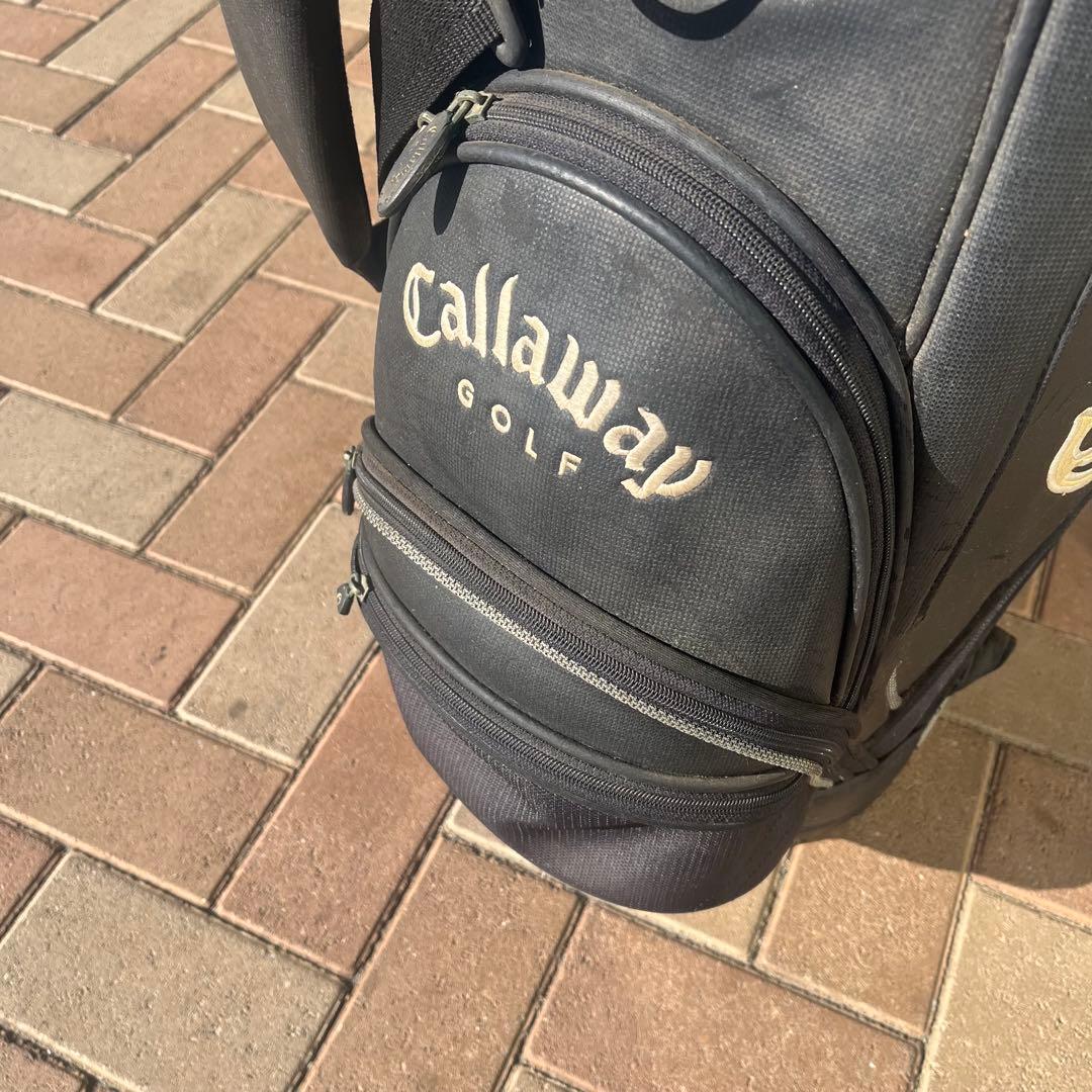 Callaway ブラックキャディバッグ 付属品あり