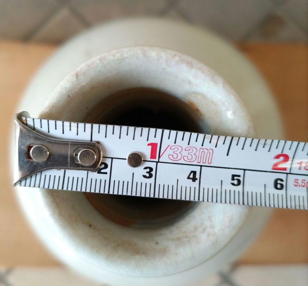 古伊万里の白磁の大徳利 江戸後期～幕末