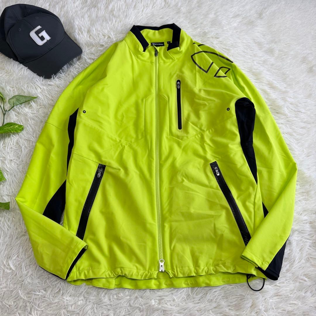 【テーラーメイド】極美品 ジップジャケット イエロー Lサイズ メンズ