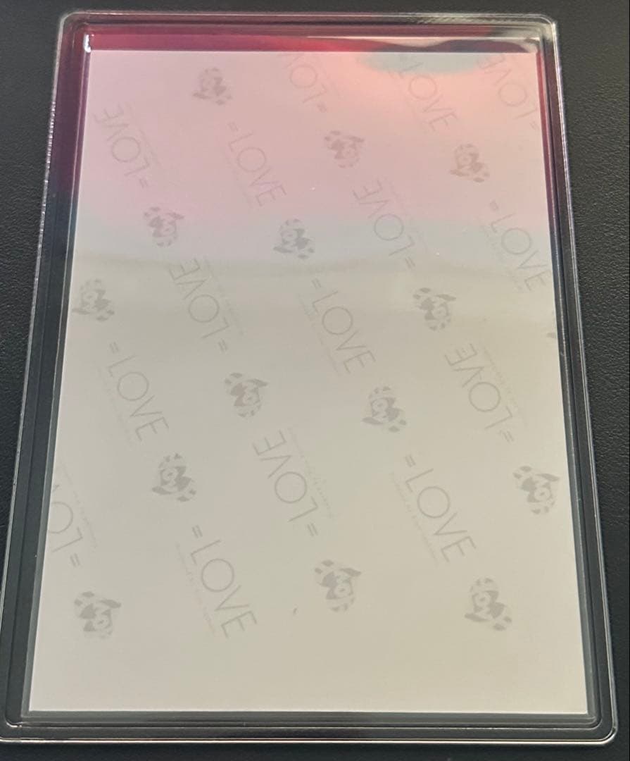 イコラブ LOVE 大場花菜 直筆 ラブソングに襲われる ジャケット写真 チュウ