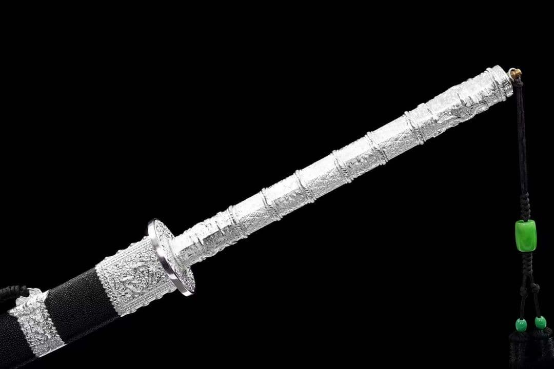 （延長版）-銀龍康熙戦刀 古兵器 武具　刀装具　日本刀　模造刀 居合刀 長尺