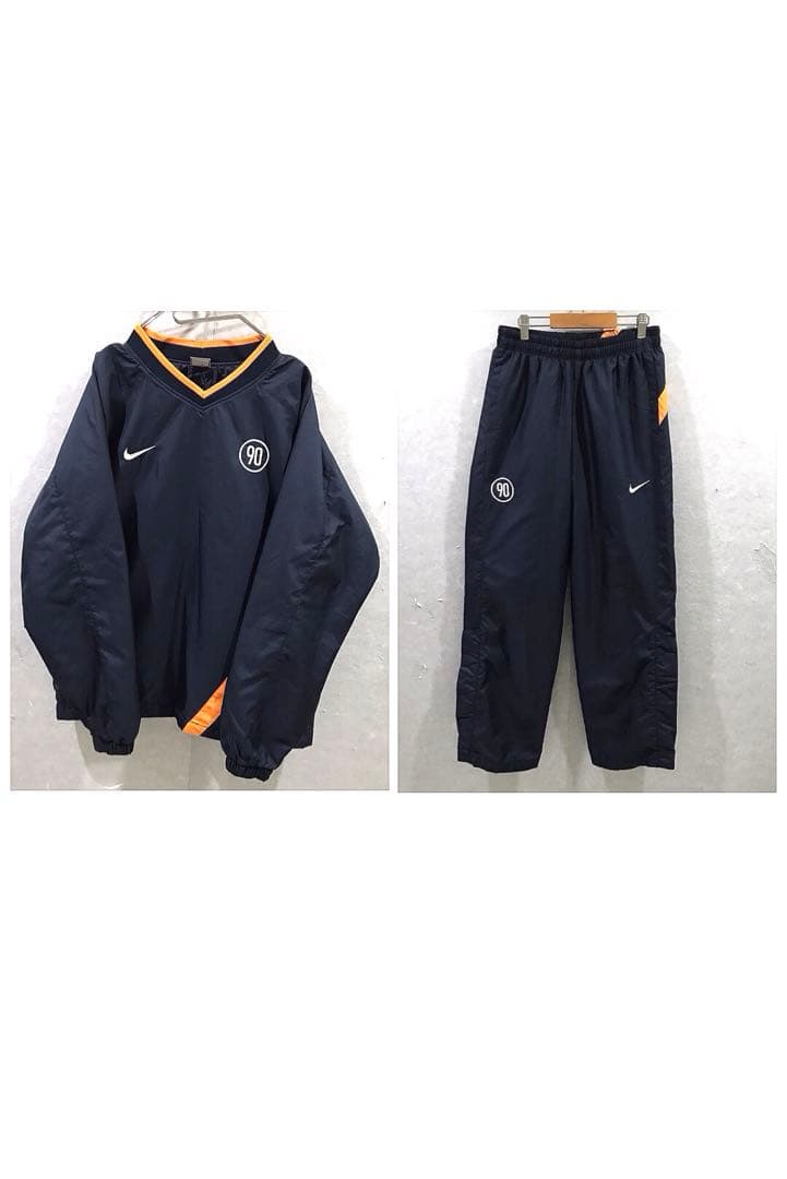 NIKE プルオーバー ナイロン セットアップ 中綿 美品 ブラック M