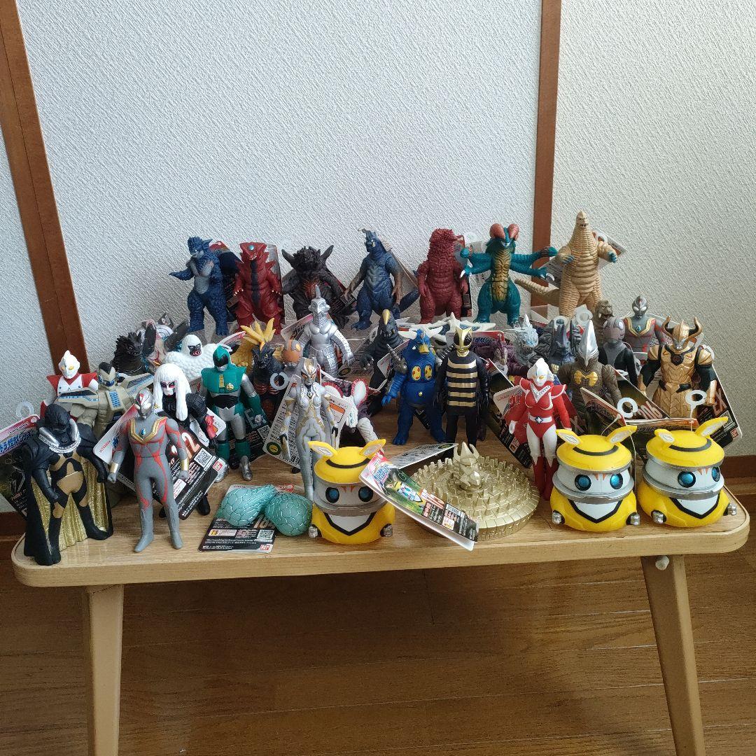 ウルトラマン　ソフビ　ウルトラマン　怪獣　バンダイ　フィギュア