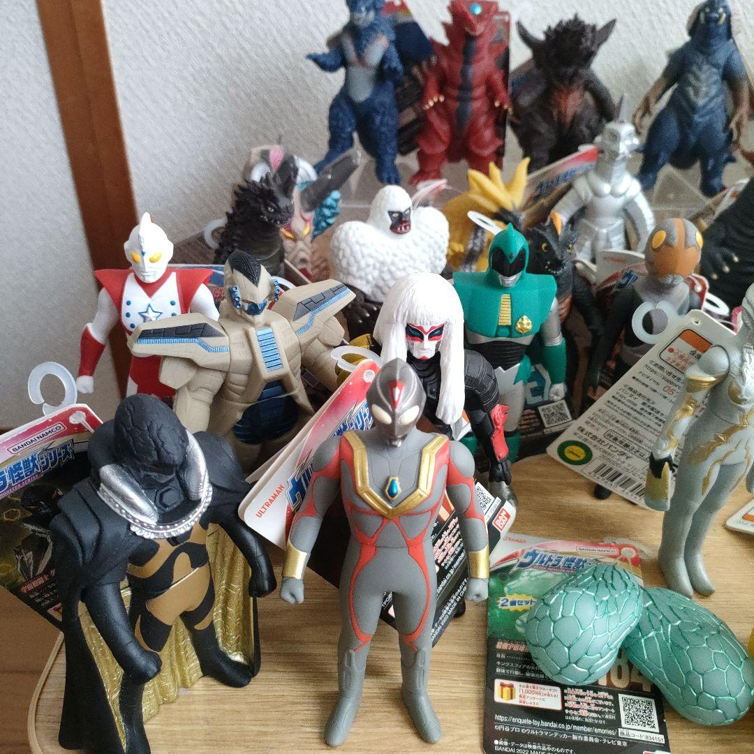 ウルトラマン　ソフビ　ウルトラマン　怪獣　バンダイ　フィギュア