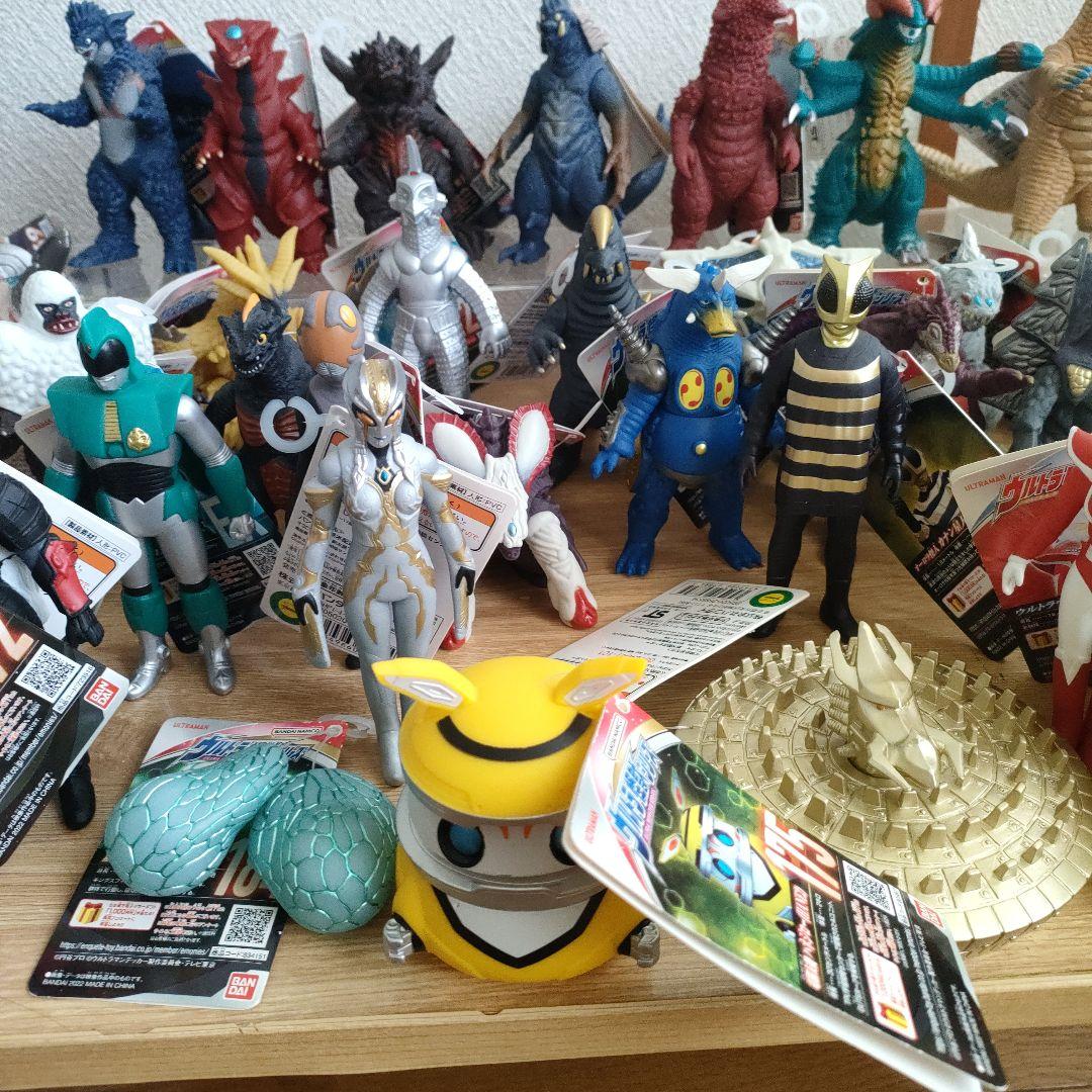 ウルトラマン　ソフビ　ウルトラマン　怪獣　バンダイ　フィギュア