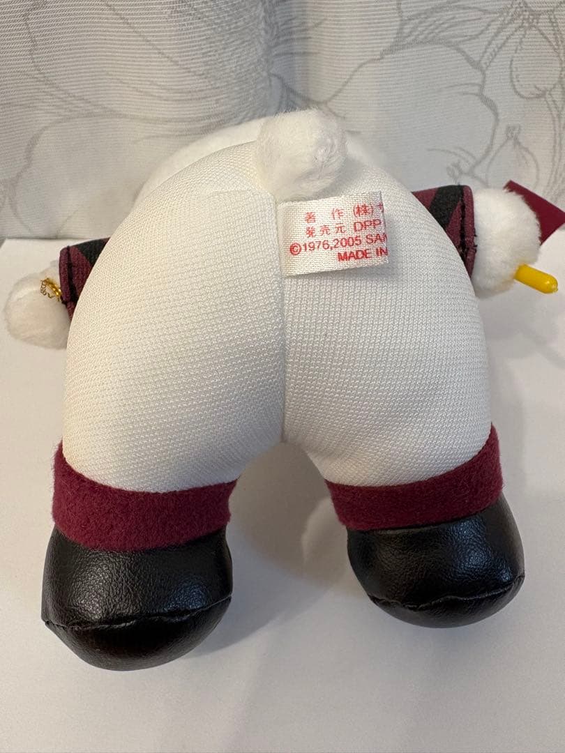 早稲田大学ラグビー部 ハローキティ ぬいぐるみ Wロゴ応援旗 2005年製