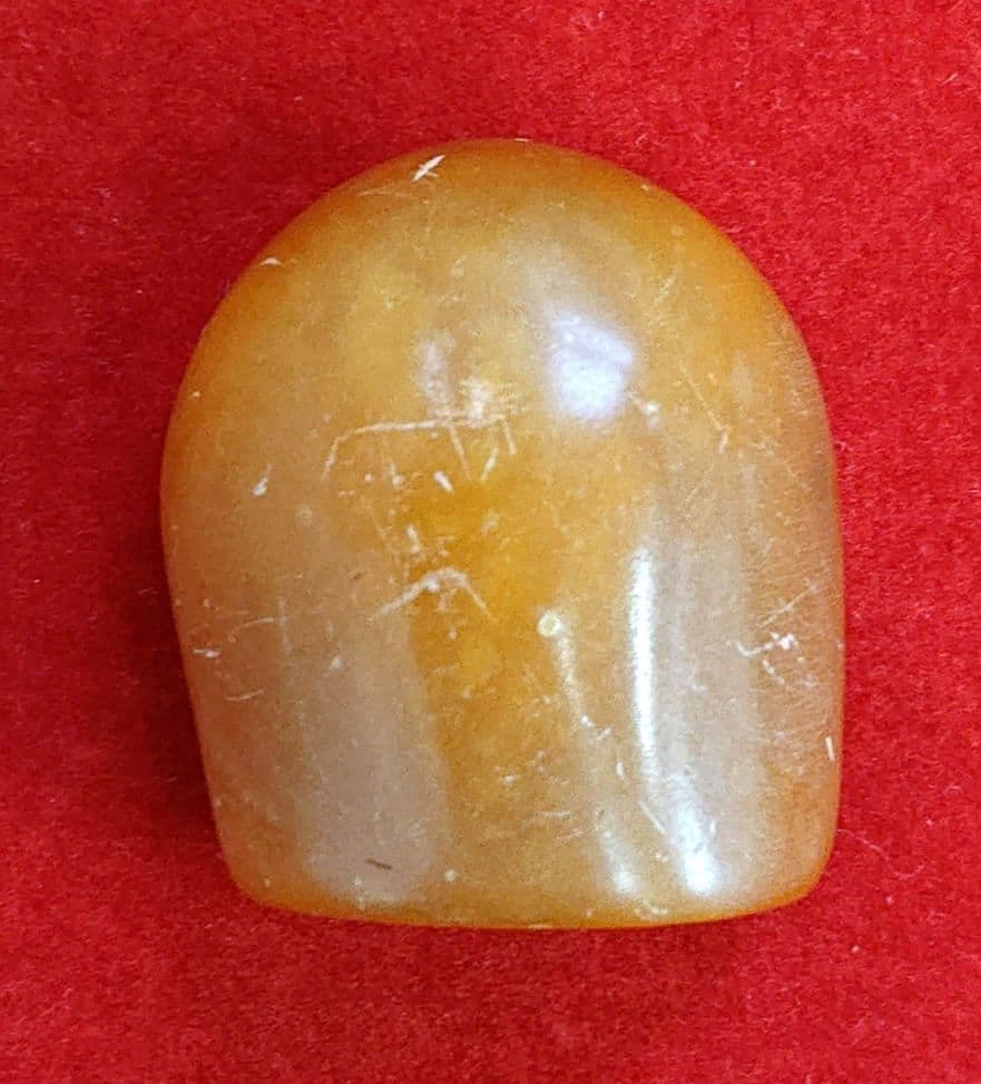 印材　田黄　天然石 ケース付き