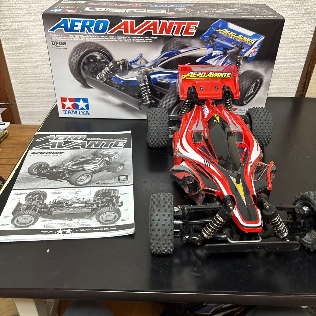 タミヤ 1／ 10 電動RC組立キット エアロ アバンテDF－02シャーシ58…