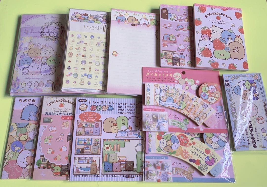 ⭐︎162点⭐︎ すみっコぐらし まとめ売り メモ帳 ステッカー 文房具
