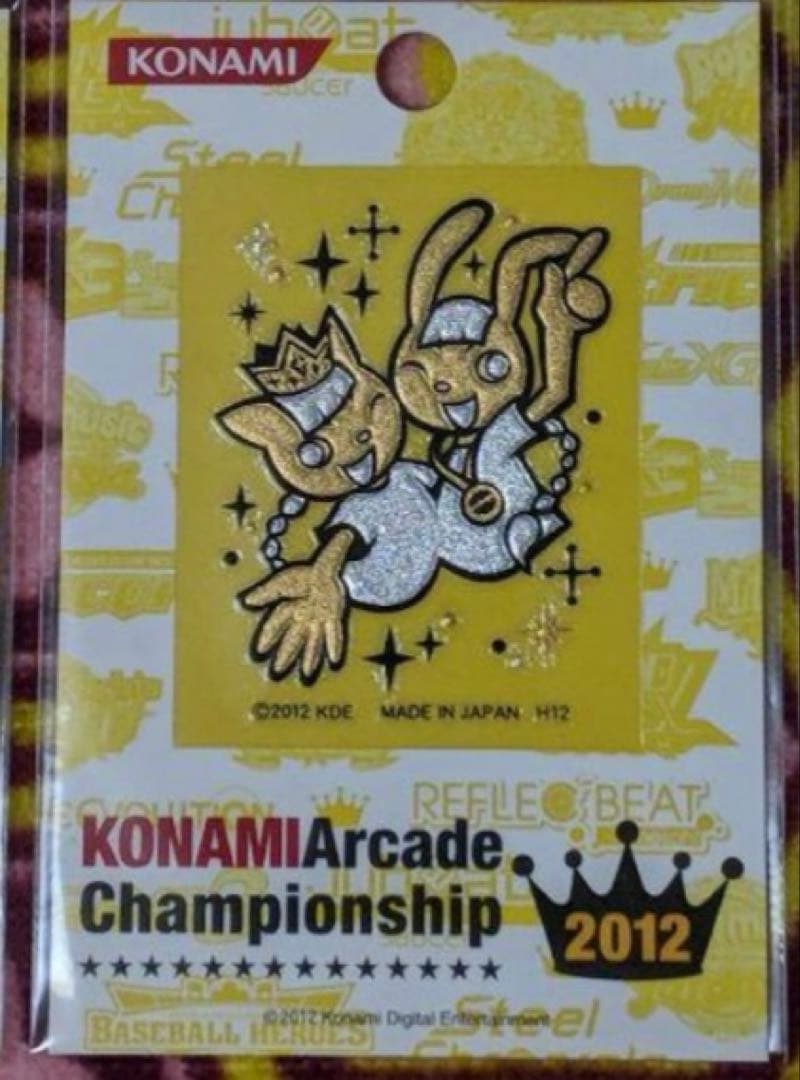 【未開封】KAC2012 ポップンミュージック デコレーションステッカー